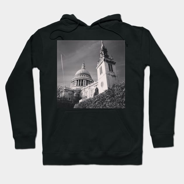 St Paul's Cathedral in shades of gray Hoodie by fantastic-designs